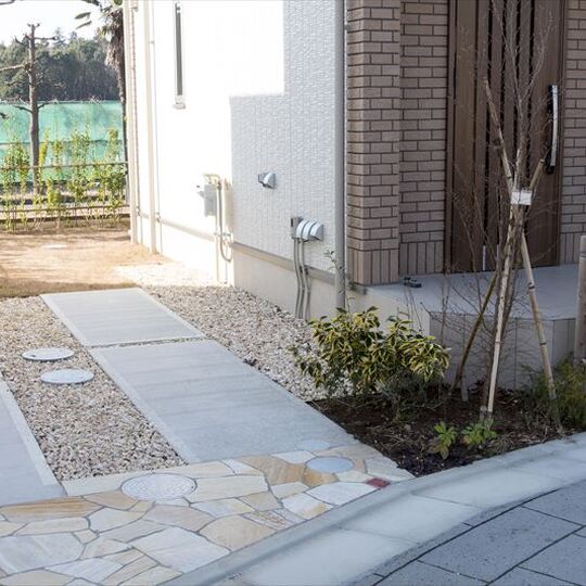 エクステリアの作業後